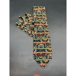 Met Museum of Art Men's Tie • Multicolor Baroque Pattern • Vintage Style